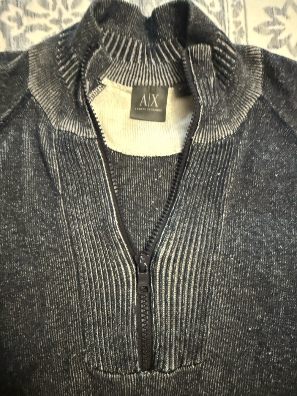 Armani Exchange Men's Half-Zip Sweater